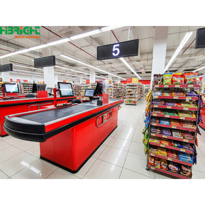 Mostrador de Caja para Supermercado con Cinta Transportadora, Estación de Pago Rápido para Tiendas - Product Image 6
