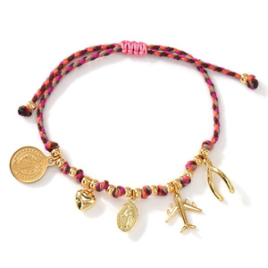 Bracciali Intrecciati con Ciondoli a Forma di Cuore della Vergine Maria in <span class=keywords><strong>Acciaio</strong></span> <span class=keywords><strong>Inox</strong></span> Multicolore BS5007, Vendita all'Ingrosso - Product Image 5