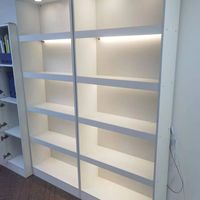 Étagère de présentation de cosmétiques, armoire de présentation de produits pour salon de beauté, étagère de rangement, vitrine sur pied multi-niveaux avec éclairage