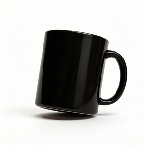 Taza Mágica Negra para Sublimación, Venta al por Mayor de Fábrica, Taza de Café de Cerámica que Cambia de Color con Transferencia de Calor para Regalos Personalizados - Product Image 1