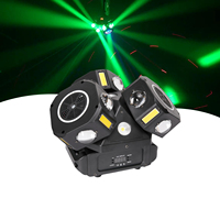 Luz Móvil Profesional de 150W con Múltiples Efectos, LED Beam, Láser, Estroboscópico y Tira de Luz a Todo Color para Iluminación de Escenarios DJ