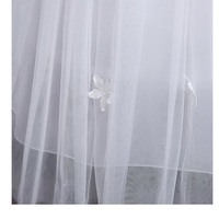 Robe de princesse pour filles, douce, à volants, en taffetas, pour mariage, cérémonie, concours de beauté, mini-robe à manches évasées, écologique, été