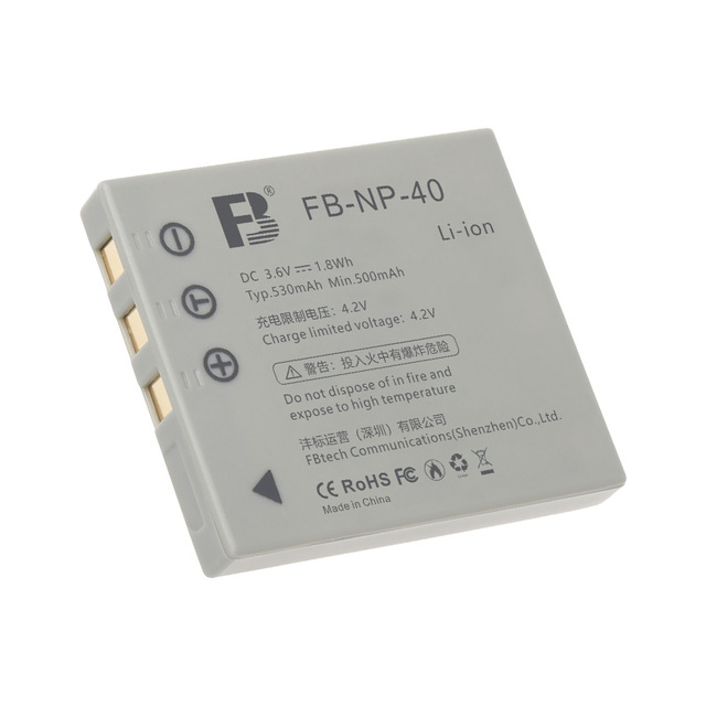 FB-NP-40 Lithium Battery Camera Digital Battery for FUJIFILM F810 F710 F700 F610 F402 V10 FX7 FX2 F480