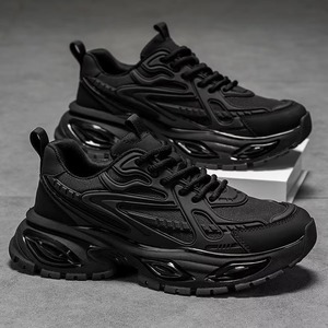 Zapatos Deportivos Casuales de Moda para Hombre, con Suela Gruesa, Transpirables, Ligeros, Antideslizantes y con Cordones - Product Image 1