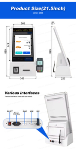 21.5 Zoll <span class=keywords><strong>paiement</strong></span> kiosque caméra d'empreintes digitales lecteur RFID pour pharmacie hôpital mairie salle alimentaire <span class=keywords><strong>magasin</strong></span> sans pilote intérieur - Product Image 3
