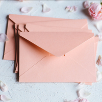 Enveloppe en papier personnalisée en lin blanc de luxe avec rabat en V pour emballages de lettres, boîte cadeau, modèle Yilida 002 DIY