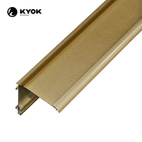 Stores enrouleurs métalliques manuels KYOK 2025, nouveau style européen simple, avec tringles à rideaux