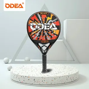 ODEA Raqueta De Tenis De <span class=keywords><strong>Padel</strong></span> Profesional 3K Carbon <span class=keywords><strong>Drop</strong></span> <span class=keywords><strong>Shot</strong></span> Equipo De Raqueta Deportiva Cara Suave Con Bolsa <span class=keywords><strong>Padel</strong></span> Raqueta De Tenis - Product Image 1