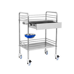 Hospital Stainless Steel Medical <strong>Dressing</strong> <strong>Trolley</strong> Medical Instrument <strong>Trolley</strong> for Detachable Transport - Product Image 2