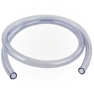 Manguera de PVC 투명 유연한 de 1/8 pulgadas y 2 pulgadas, tubo de plastico 파라 sunistro de agua