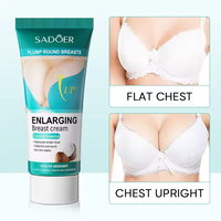 Crème d'augmentation mammaire SADOER à l'essence naturelle de noix de coco et de papaye, la plus vendue, pour un effet liftant et raffermissant, format L
