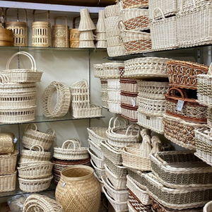 Hot Sale New Eco-Friendly Multifunction <b>Plastic</b> Laundry <b>Basket</b> Handmade Woven Frame Home Big Toy Bucket 38*40cm - Product Image 3