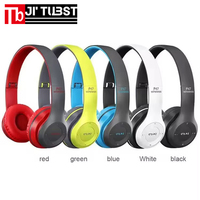 Casque sans fil supra-auriculaire P47 avec pilote dynamique, Bluetooth 5.0, éclairage RVB, étanche IPX5, casque de jeu