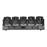 Barra de Luz Móvil con Cabezal de Haz de Píxeles LED RGBL Tornado TB 5 5x120W, Resistente al Agua IP66, con Efecto de Anillo para Eventos y Conciertos