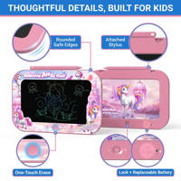 Tablette d'écriture numérique LCD, blocs-notes pour enfants, 8,5/10/12 pouces, colorée, réutilisable, jouet éducatif, conception personnalisée OEM ODM