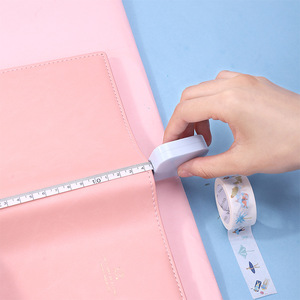 Deli Soft Measuring Tape 1.5m Metric Automatic Blade Student Office Supplies Mixed Colors - Product Image 3