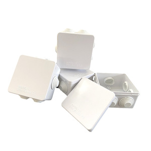 <span class=keywords><strong>RART</strong></span> 85x85x50mm IP55 Trou pré-percé ABS Boîtier électronique extérieur en plastique Boîtier de jonction électrique étanche carré - Product Image 6