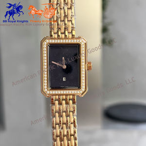 Montres analogiques en quartz pour femmes, montres de luxe en acier inoxydable pour femmes, montre-bracelet étanche pour femmes - Product Image 2