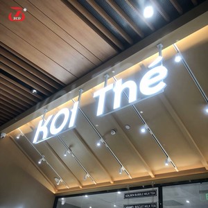 Tùy chỉnh 3D <span class=keywords><strong>LED</strong></span> lightbox biển quảng cáo với hai mặt hiển thị trong nhà ngoài trời thương mại biển với khung nhôm - Product Image 4