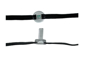 Lampu String Pixel MINI <span class=keywords><strong>EOV</strong></span> 100ct/50ct DC12V SK6812-RGBW IC Addressable 12mm Seed 3Pin 20AWG Kabel Hitam 10cm IP67 - Product Image 3