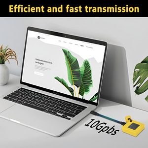 Điện thoại di động trạng thái rắn SSD Ổ cứng hộp NVMe bên ngoài Type-C trong suốt Mini ổ cứng Hộp M.2 PCIe NVMe 22*30 SSD bao vây - Product Image 2