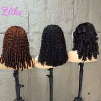 Perruque bouclée Pixie SDD en cheveux humains naturels, densité extra, cheveux brésiliens vierges, alignés aux cuticules, vente en gros