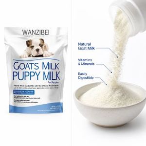 Leche de Cabra en Polvo Entera para Cachorros y Gatitos, Suplemento de Calostro Enriquecido con Vitaminas - Product Image 4