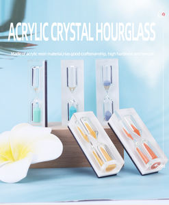 นาฬิกาทรายอะคริลิคแบบใสแบบดั้งเดิม 1 และ 3 นาที - Product Image 2