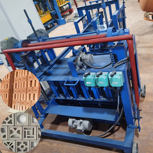 Wholesale Small Manual Mobile Concrete Brick Making <b>Machine</b> Hot Selling Hollow Blocks Factory with Motor Core Components - Product Image 4