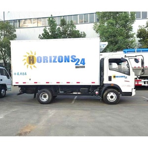 HOWO 4x2 Diesel Type Refrigerated Vehicle Long & Short Distance Delivery Truck For Frozen Goods - Product Image 3