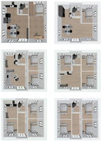 Maison conteneur extensible de 20 pieds pour zone isolée, prête pour l'installation de systèmes solaires, pour les secours en cas de catastrophe et les situations d'urgence