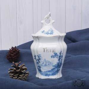 French Porcelain <b>Spice</b> <b>Rack</b> Set Elegant Storage Bottles & <b>Jars</b> - Product Image 1