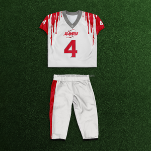 Benutzer definierte schwere American Football Trikot Feuchtigkeit transportierende American Football Uniformen American Football Wear für Männer - Product Image 5