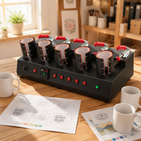 Presse à chaleur pour tasses 5 en 1, machine à transfert de chaleur pour gobelets, bouteilles, blancs