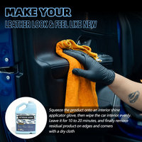 Liquide d'entretien inodore pour garnitures intérieures, multifonctionnel, nettoyant, brillant et anti-âge pour atelier de detailing