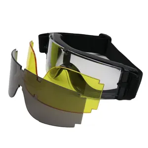 2.8mm thickness tactical goggles eyewear shooting protect glasses sport ballistic safety glasses for shooting