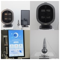 Analizador de Piel 3D con IA, Escáner Facial para Salón y Uso Doméstico, Analizador de Cuero Cabelludo y Cabello de Alta Definición con UV, Humedad y Poros