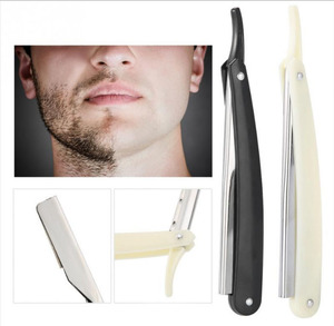Cuchillas de Repuesto al por Mayor para Afeitar, Navaja de Afeitar Recta con Logotipo Personalizado, Navaja de Afeitar Recta de Acero Inoxidable para Hombres, para Recortar la Barba - Product Image 5