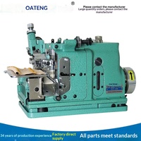 Spezialgeformte MG-3U Merrowing Overlock-Maschine zum Aufnähen von Aufnähern auf Hüten, Rucksäcken und Mützen mit 110V Motorstecker
