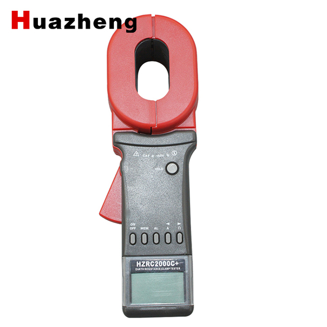 Huazheng Electric HZRC-2000+ Digital Clamp on Earth Resistance Tester Ground Resistance Meter