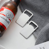 Ouvre-bouteille portable en acier inoxydable pour sublimation, personnalisable OEM/ODM avec logo, pour vin, boissons gazeuses et bière