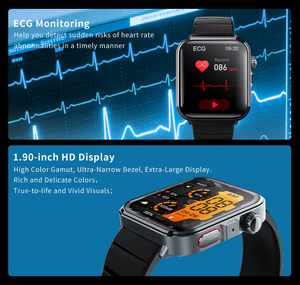 นาฬิกาอัจฉริยะ F330 สำหรับผู้หญิง หน้าจอ Full HD วัดคลื่นไฟฟ้าหัวใจ (ECG) แจ้งเตือน SOS ตรวจสุขภาพด้วยปุ่มเดียว ตรวจวัดองค์ประกอบร่างกาย - Product Image 2