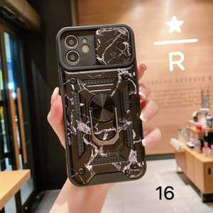 Shun Jia IP 12 6,1 Броня Дизайн 6,1 окрашенный Shun Jia Push Window Чехол для мобильного телефона с удобным захватом - Product Image 1