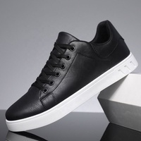 Nouvelles Chaussures de Ville Décontractées en Cuir Marron et Noir pour Hommes, de Fabricant