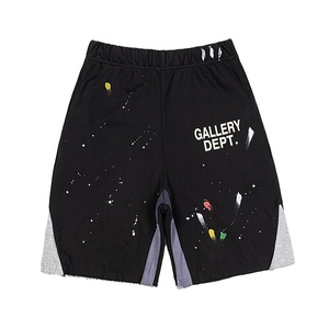 Pantaloncini Formali Classici con Stampa Lettering Splatter Graffiti Gallery Dept, <span class=keywords><strong>Pantaloni</strong></span> in <span class=keywords><strong>Velluto</strong></span> <span class=keywords><strong>a</strong></span> <span class=keywords><strong>Coste</strong></span> con Chiusura <span class=keywords><strong>a</strong></span> Coulisse <span class=keywords><strong>di</strong></span> Marca alla Moda per <span class=keywords><strong>Uomo</strong></span> - Product Image 1