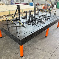 Nouvelle plateforme de soudage 3D nitrurée au plasma résistante à l'usure - Établi robuste anti-éclaboussures pour projets de soudage d'acier de construction