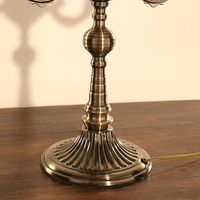 Lampe de table turque Marrakech 3 Globe, style Tiffany, mosaïque en verre, lanterne marocaine, lampe de chevet pour salon, chambre à coucher