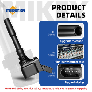 Bobine di Accensione MIKEYA 06K905110C per VW Arteon CC Shooting Brake Tiguan <span class=keywords><strong>T</strong></span>-<span class=keywords><strong>Roc</strong></span> Golf 7 Phideon Beetle Talagon PAC905110A 9A7905110 - Product Image 3