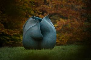 Flor Bud personalizado al aire libre Metal figurativo jardín arte bronce escultura - Product Image 2