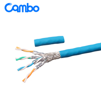 Pabrik Kabel LAN Indoor SFTP CAT8 2000MHz 305m 500m Kotak Tarik Kabel Ethernet PVC/LSZH Jacket Kabel Internet